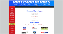 Desktop Screenshot of precision-blades.com